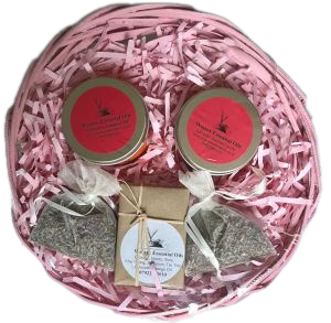 Soap and Lavender bag basket